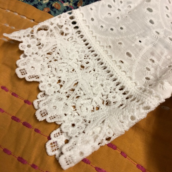 Lace Trim Eyelet Dress - Picture 4 of 6